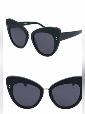 Stella McCartney Women’s Black Cat Eye Sunglasses - SC0037S